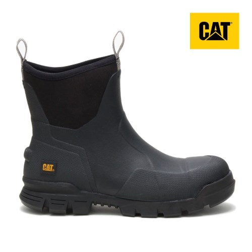 CAT Stormers 6" Steel Toe Men's Work Boots Black (AU U-061) Australia